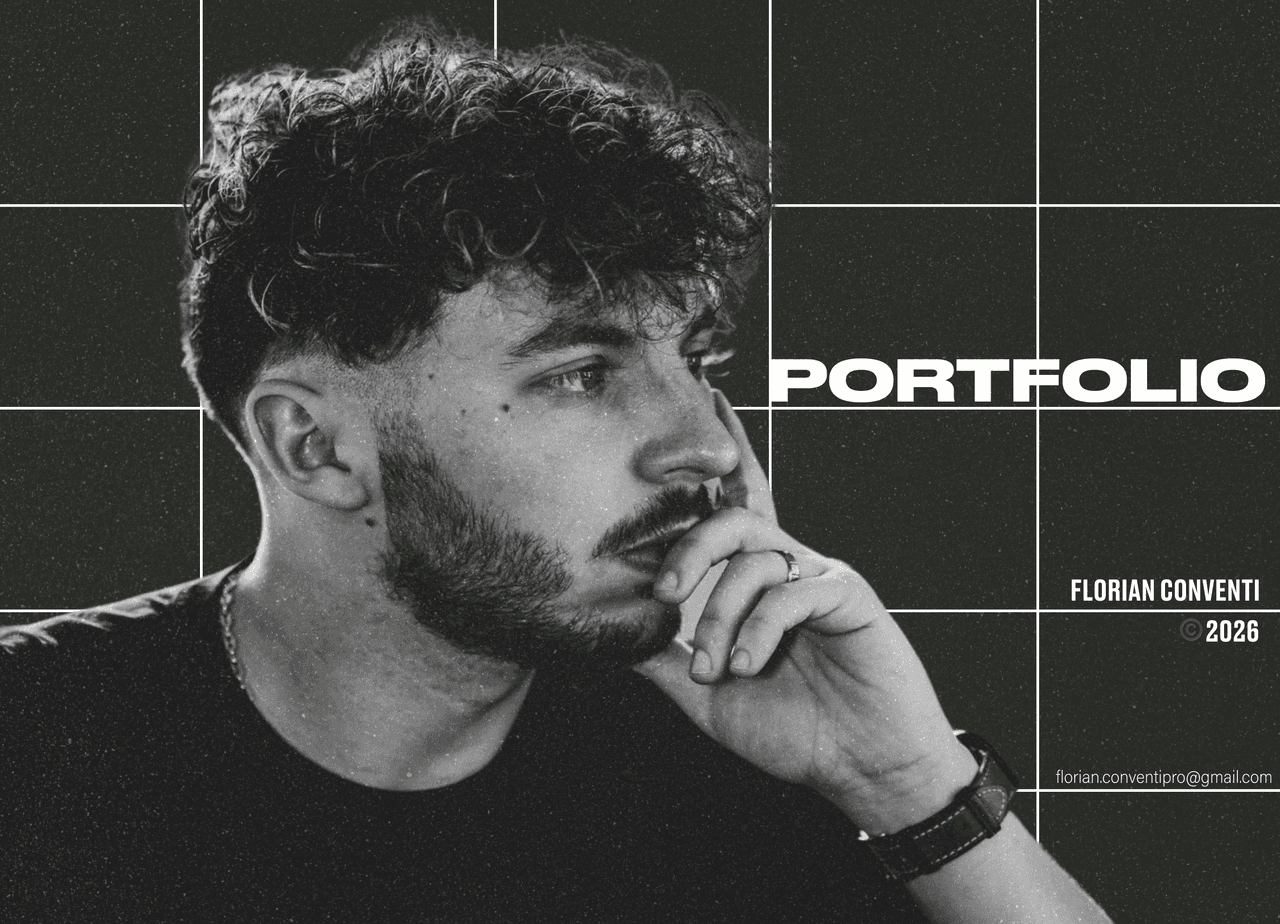 Florian Conventi, motion designer, directeur artistique et monteur vidéo
